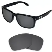 EYAR Polarized Replacement Lens for-Oakley Holbrook OO9102 Carbon Black (STD)