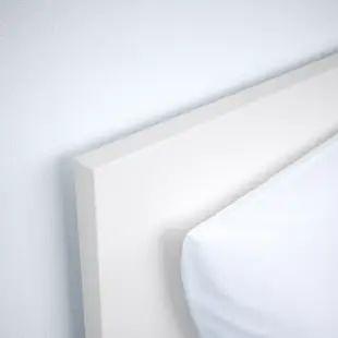IKEA 單人加大床框附床底收納盒, 白色/lönset, 120x200 公分