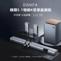 在飛比找Yahoo奇摩購物中心優惠-義大利 BINNIFA 5.1環繞K歌家庭劇院 Live 3