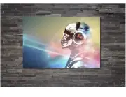 Banksy DJ Skull Canvas Wall Art Print Home Decor
