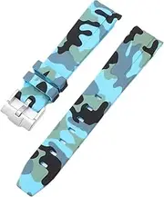 [VEVEL] For Omega Swatch MoonSwatch Curved End Silicone Rubber Bracelet Men Women Sport Watch Band Accessorie 20mm