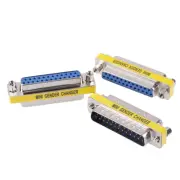DB25 D-Sub 25pin Connectors Mini Gender Changer Adapter RS232 Serial Connec_CE