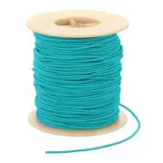 Elastic Cord, 2 mm Stretchy Elastic String 77 Yards Green/Blue