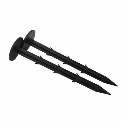 Grass Pegs Plastic Pins Stakes Lawn Turf Weed Mat Anchor fastening pinning 500 x