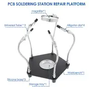 Helping Hands Soldering Station with Magnifying Glass Nonslip Solder☏