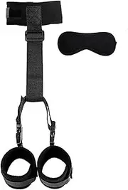 BDSM Restraints Ball Mouth Plug Silicone Bondage Ball Gag Bondage Restraints Bite Gag Adult Sex Toys Leather Bondage Toys Faux Leather Open Mouth Gag with Silicone Bar (B2)