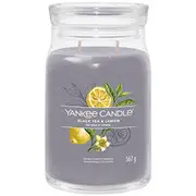 Yankee Candle Black Tea & Lemon Candle Signature (black tea and lemon) - 368g