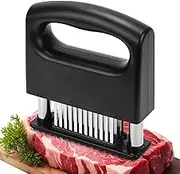 Meat Tenderizer Tool, Meat Tenderizer Stapler with 48 Stainless Steel Ultra Sharp Needle Blades, Compact Cooking Tool for Tenderizing Beef Chicken Turkey Steak Veal Pork