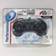InterAct PlayStation 1 PS1 GamePad Wired Controller Translucent Black Ice NEW