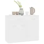 Sideboard White 88X30x70 Cm Engineered Wood Wood Sideboards & Buffets