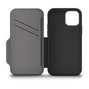EFM Monaco Leather Armour with D3O 5G Case for iPhone 12/12 Pro - Black/Space Grey
