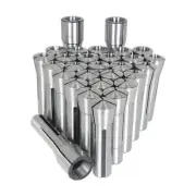 29 Pack R8 Collet Set Fractional 1/32"-1" High Precision For Bridgeport