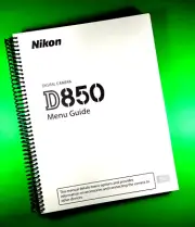 Owners Manual for Nikon D850 Basic Camera 274 Pages W/Clear Covers!