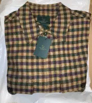Aime Leon Dore x Woolrich Wool Flannel Overshirt Woolen Mills -spruce multi
