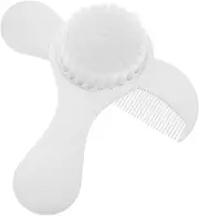 Generic 2pcs Cradle Cap Comb Set Baby Scalp Scrubber Soft Bristles Gentle Scalp Massage Baby Hair Brush Set Baby Cradle Cap Treatment for Newborn Toddler Bath Essentials