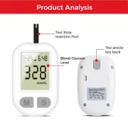 Blood Glucose Monitor Kit Professional Portable Blood Glucose Meter With La EJ