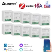 Tuya Zigbee 16A Smart Mini Switch With Energy Monitor 2-way Control Smart Home T