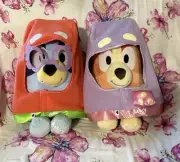 Build A Bear Bluey and Bingo Plush Puppies With Janet And Rita Costumes New 2024