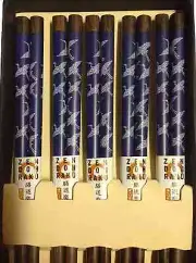 5 Pairs Japanese Wooden Chopsticks Hair Stick Longevity Tsuru Crane Gift Box Set