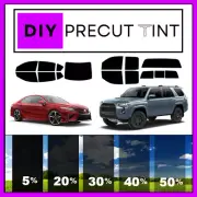 DIY PreCut Nano Carbon Window Tint Kit Fits Toyota Camry 2000-2024 ANY Windows (for: Toyota)