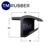 DS 20J Rubber Shipping Container Truck Door Seal sold p/m