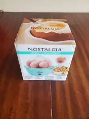 Nostalgia My Mini 7-Egg Cooker NEW In Box Green Easy Egg Cooking Easter