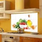 Kitchen Wall Tile Stickers Tile Decal Lecythus Vegetables Kitchen Decoration