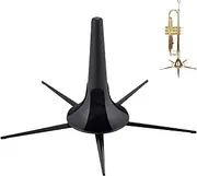 Trumpet Stand Holder - Trumpet Accessories | 5 Leg Metal Trumpet Stand Holder with Stable Base | Portable Trumpet Accessories, Foldable Music Instrument Stand for Home Studio Stage