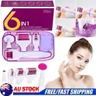 6 in 1 Dr Roller Titanium Needle Face Body Skin Scar Kit Micro Needling Therapy