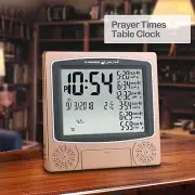 Muslim Mosque Digital Alarm Prayer Times Table Clock Azan Clock with LCD Display