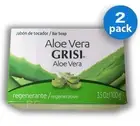 GRISI ALOE VERA SOAP Scented Bar 3.5oz Regenerate Hand Face Cleanser Jabon 2Bars