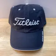 *NWOT* TITLEIST (est. 1932) Navy Script Logo Adjustable Strapback Golf Hat OSFM