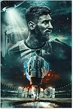Soccer Superstar Lionel Messi poster for Room Aesthetic Canvas Wall Art Bedroom Decor for Room 40x60cm Unframed (D)