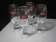 4 NEW Stella Artois Chalice 40 CL Beer Glasses Pub Bar stemware Goblet Man Cave
