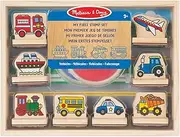 Melissa & Doug My First Wooden Stamp Set - Vehicles | Arts & Crafts | Stamp Sets & Stencils | 4+ | Boy or Girl