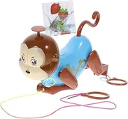 Cartoon Monkey Climbing Game Children's Pulling Rope Toy Sturdy Rope Fun Educational Toy Random
