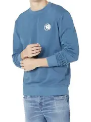 Buffalo David Bitton Men’s Long Sleeve Blue T Shirt Cotton Size XXL Sweatshirt