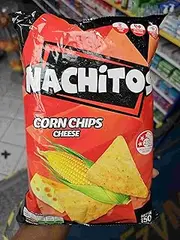 NACHITOS CORN CHIPS CHEESE 150G