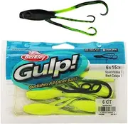 Berkley Gulp Squid Vicious Soft Bait 15cm Black Catalpa