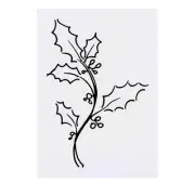 'Sprig Of Holly' Temporary Tattoos / Transfers (TO00028871)