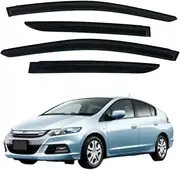Window Visor, Compatible with Honda Insight Hb 2009-2015 Sun Rain Guard Vent Deflectors Weathershields
