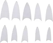 Healvian Crylic Pointed Armor Nails 500pcs False Nails Tips Full Cover Nail Art Supplies