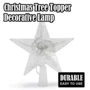 Christmas Tree Top Lights Led Lighted Star Xmas Ornament 220v House EU Plug