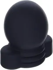 XR Brands Lightning Hood E-stim Penis Head Teaser - Black, 0.02 kg