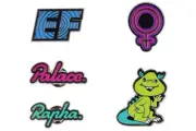RAPHA + PALACE EF PIN BADGE SET