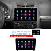 9''Android 11 Car Stereo Radio Navi GPS For Peugeot 407 2004-10 Support Carplay