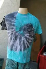 Jay Adams Autographed (RIP) Zephyr Comp Tie Dye Rare Dogtown Large White T-SHIRT