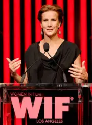 Actress Rachel Griffiths speaks onstage at the 2010 Crystal + Lucy- Old Photo 1