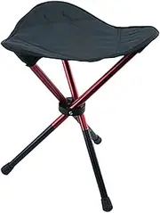 Ｓｉｍｈｏａ Folding Tripod Stool Camping Stool Chair Portable Seat Chair Sitting for BBQ Patio, X