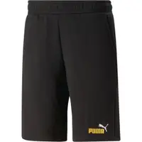 在飛比找PChome24h購物優惠-PUMA 短褲 基本系列 ESS+ 2 COL 黑 黃LOG